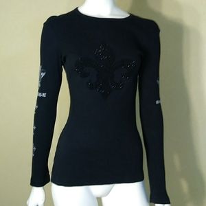 Long Sleeve Cotton Stretch Top